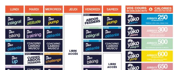 724 planning salle de sport la meziere