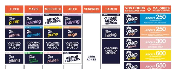 755 planning salle de sport saint erblon