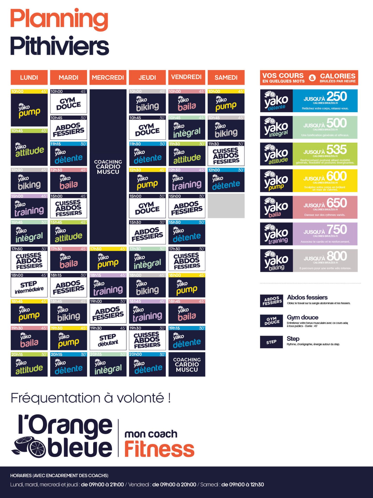 802 planning salle de sport pithiviers