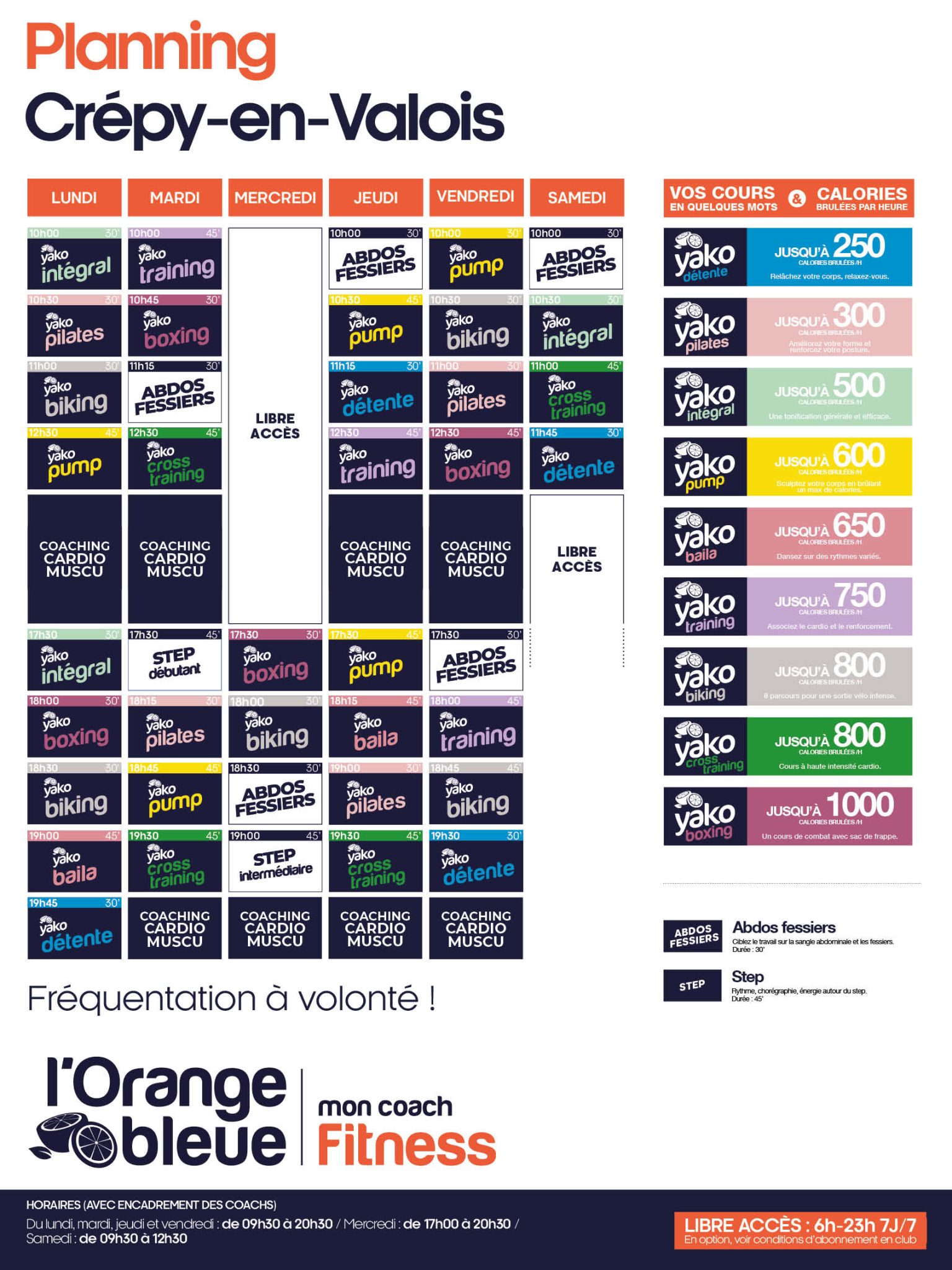 85 planning salle de sport crepy