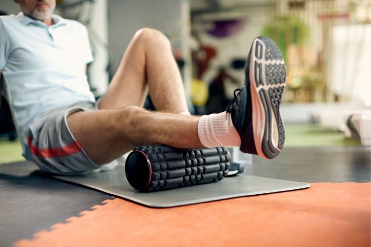 echauffement foam roller homme 2