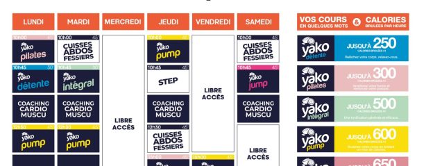 planning salle de sport orbec