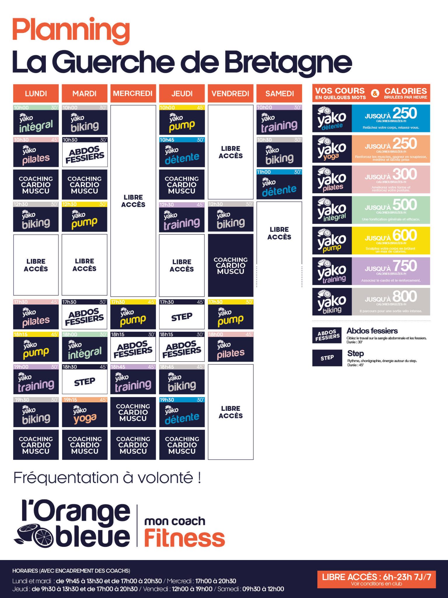 132 planning salle de sport la guerche de bretagne