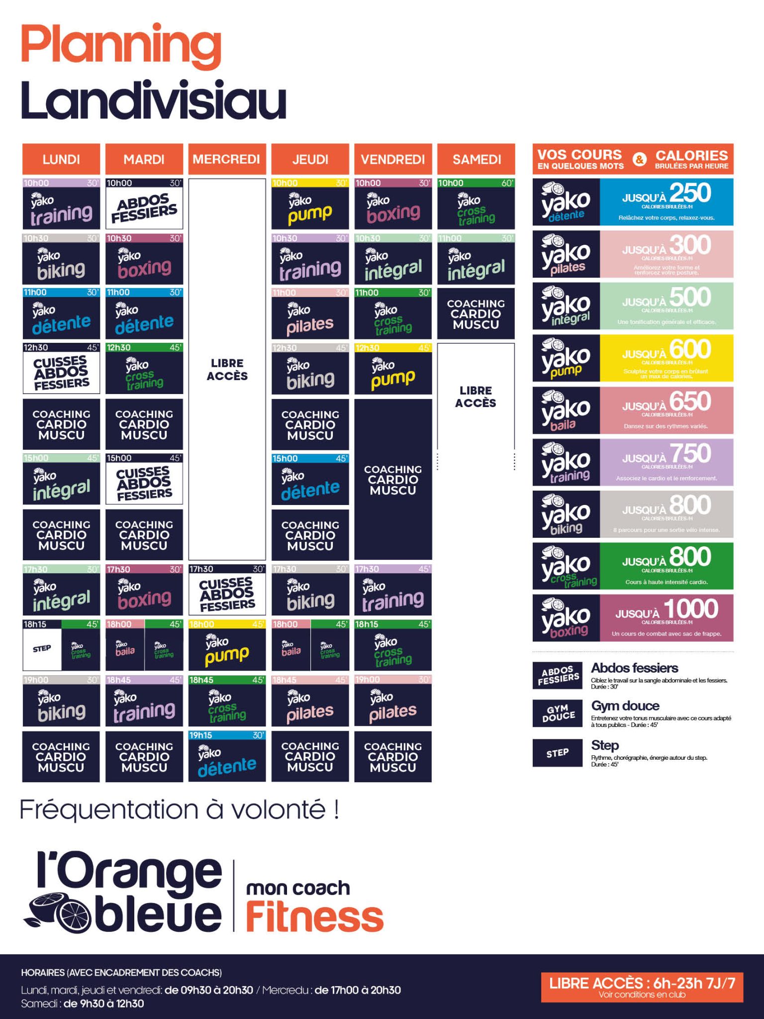 137 planning salle de sport landivisiau