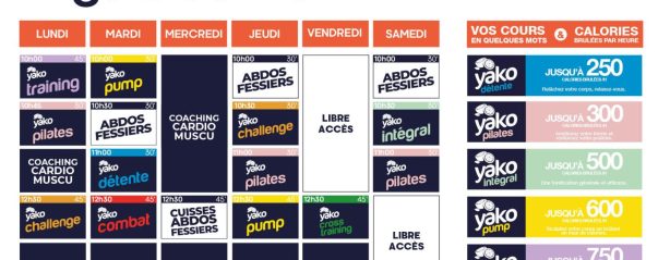 14 planning salle de sport angers