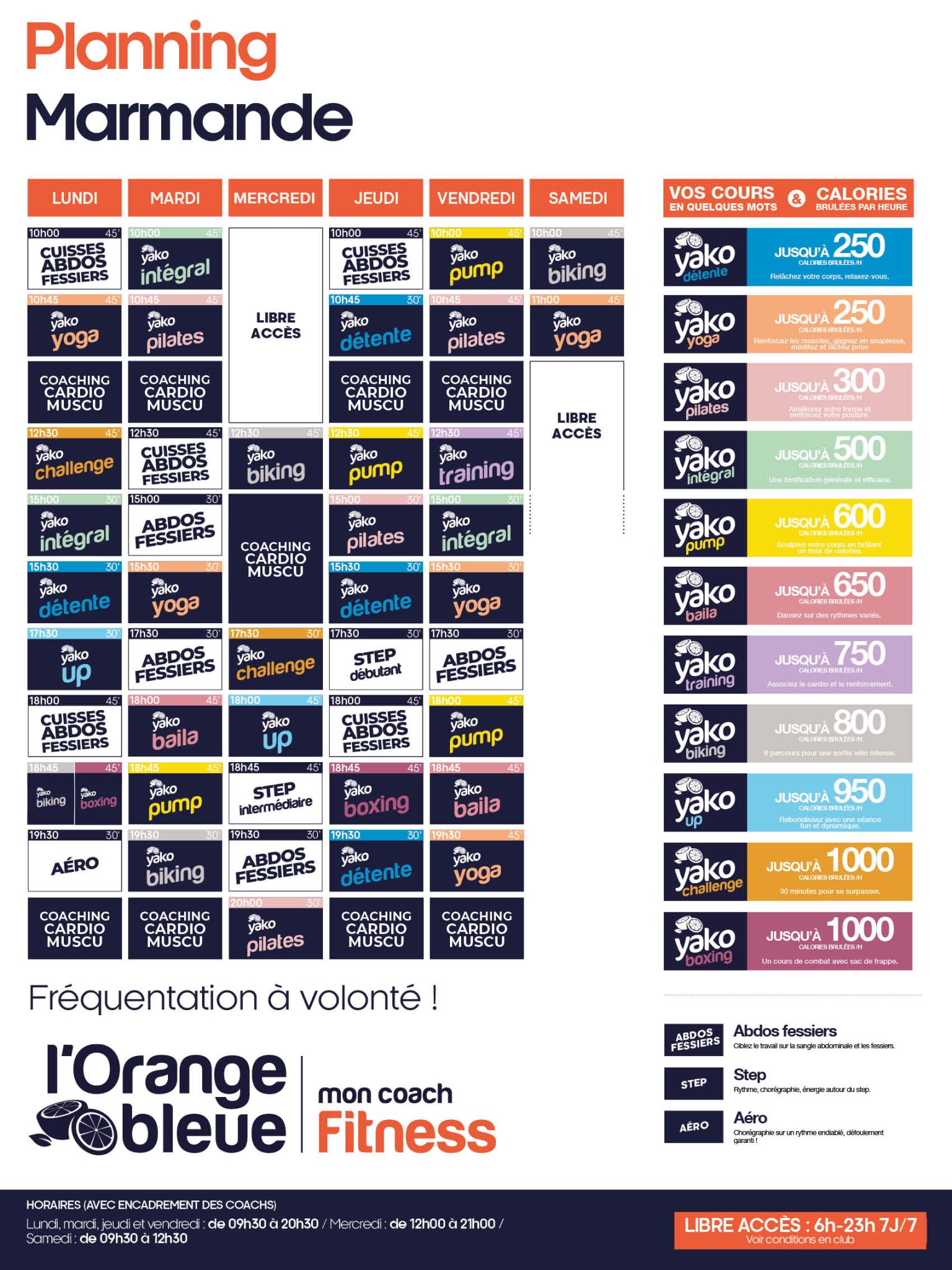 164 planning salle de sport marmande