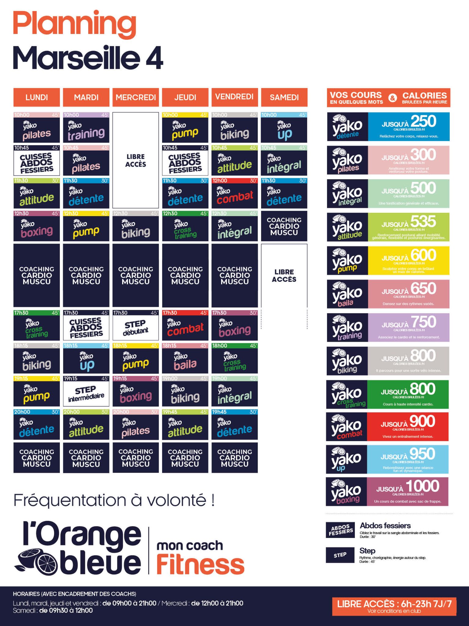 165 planning salle de sport marseille longchamp