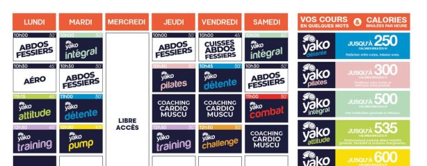 272 planning salle de sport tierce