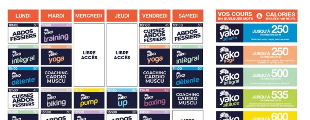 292 planning salle de sport vern sur seiche