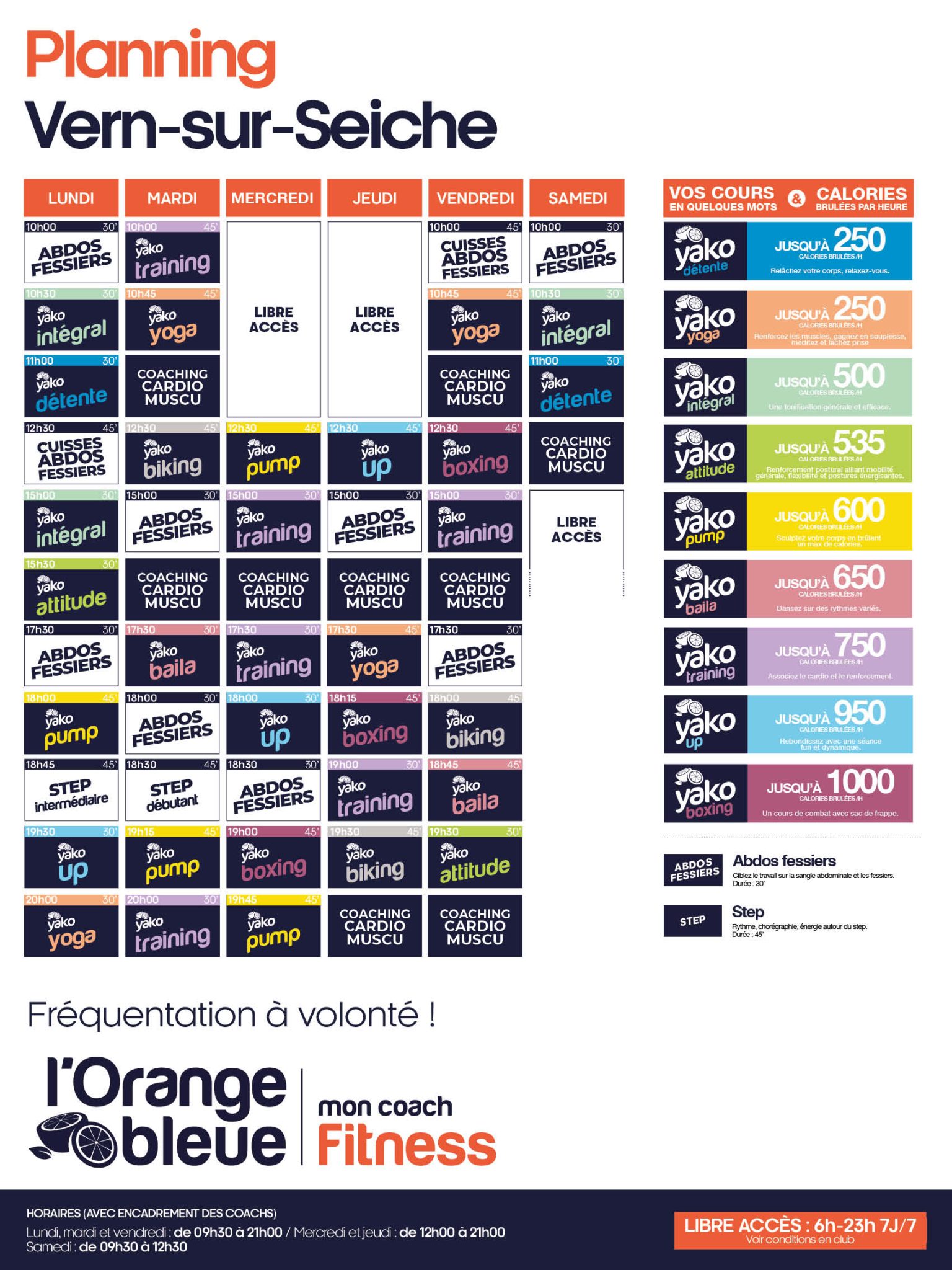 292 planning salle de sport vern sur seiche