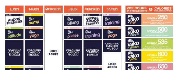 327 planning salle de sport dole