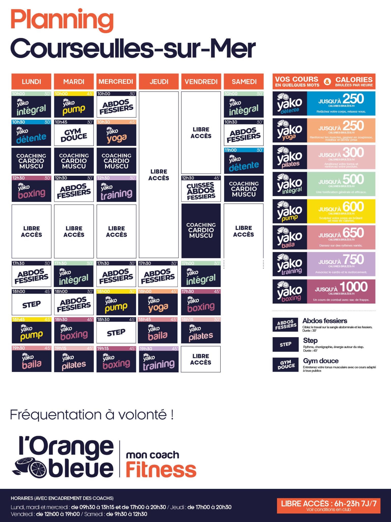 439 planning salle de sport courseulles sur mer
