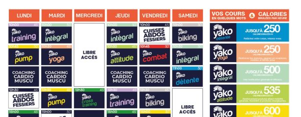 44 planning salle de sport brest