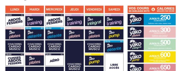 606 planning salle de sport blaye les mines