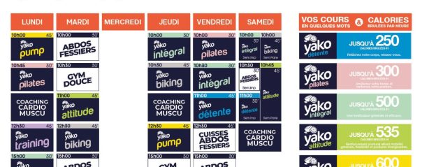 69 planning salle de sport chartres