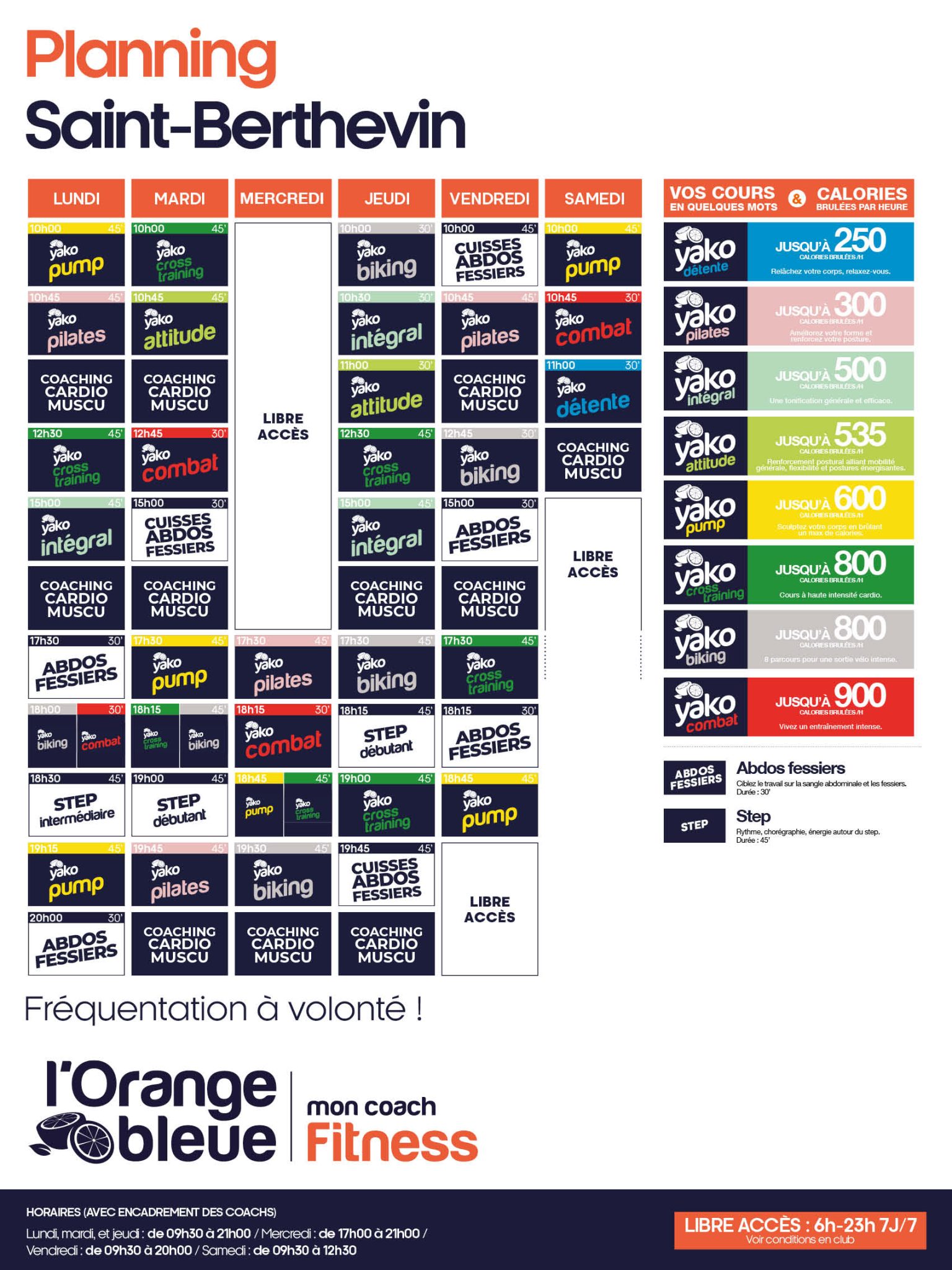 714 planning salle de sport saint berthevin