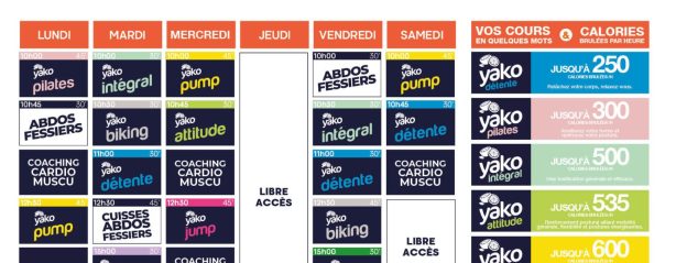 724 planning salle de sport la meziere