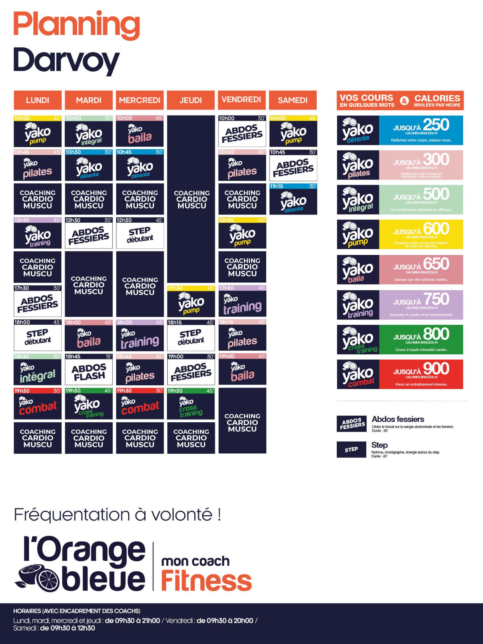729 planning salle de sport darvoy