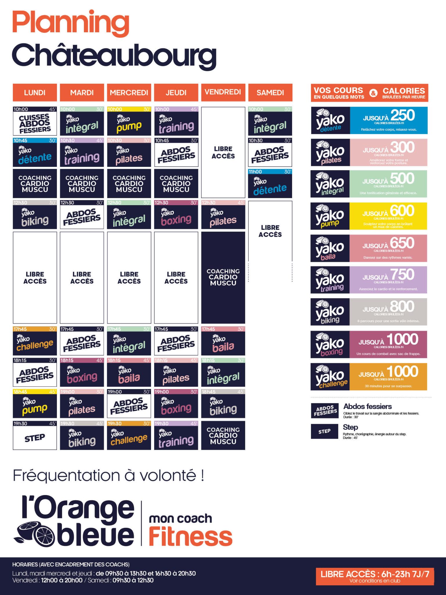 76 planning salle de sport chateaubourg
