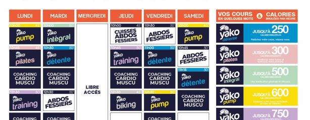 804 planning salle de sport le pont de beauvoisin