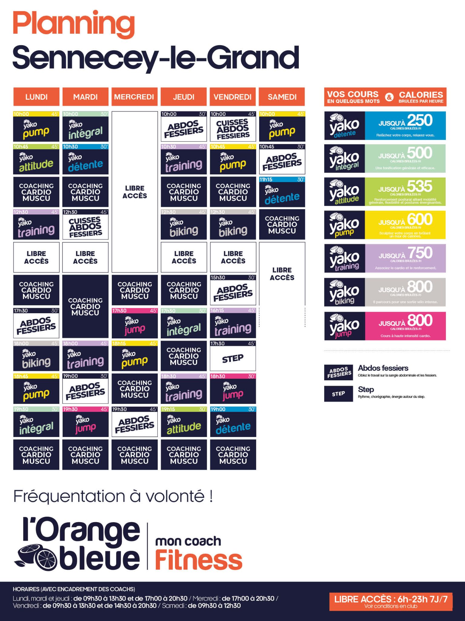 806 planning salle de sport sennecey