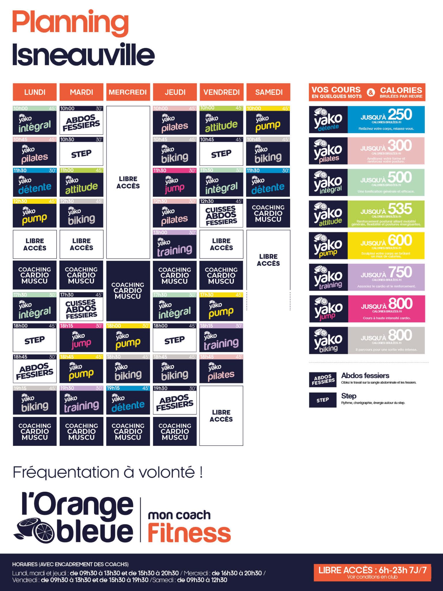 823 planning salle de sport isneauville