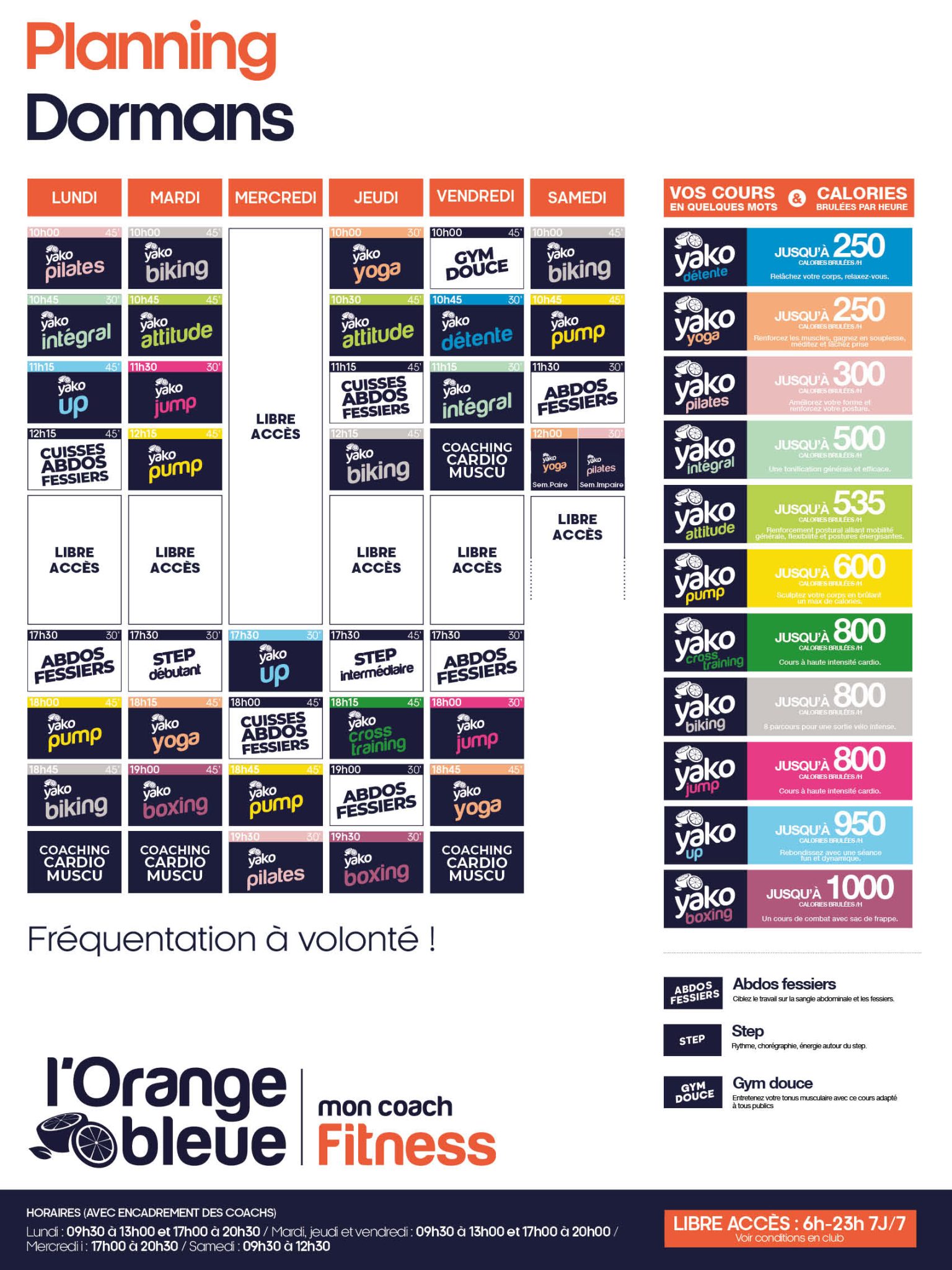 95 planning salle de sport dormans