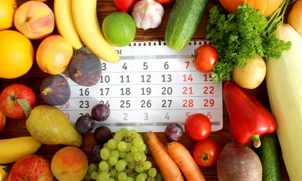 calendrier legumes et fruits
