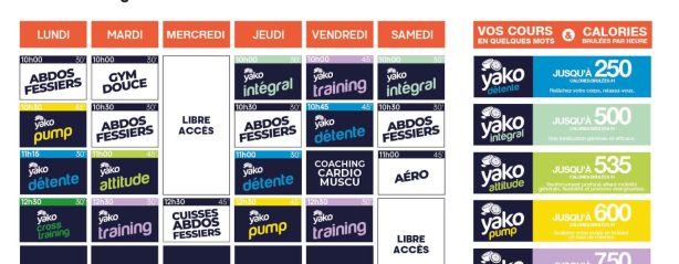 12 planning salle de sport alencon
