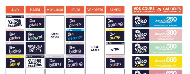 284 planning salle de sport tulle