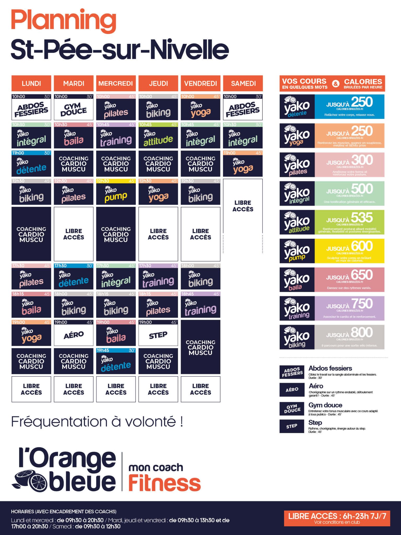 704 planning salle de sport saint pee sur nivelle