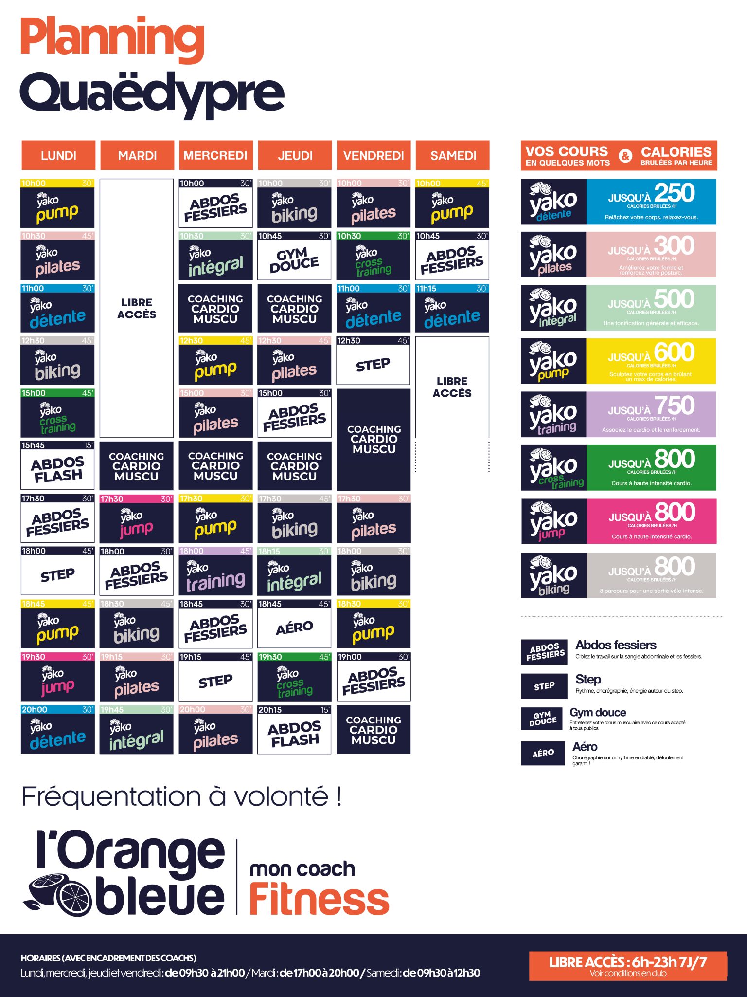 829 planning salle de sport quaedypre