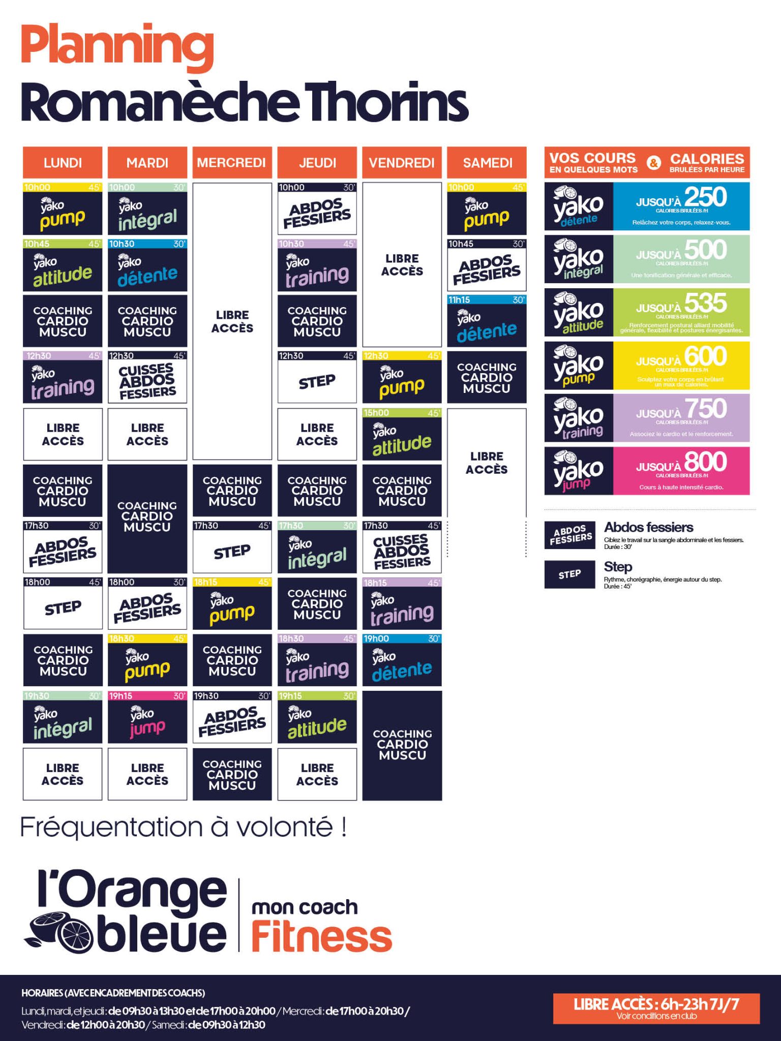 832 planning salle de sport romaneche thorins