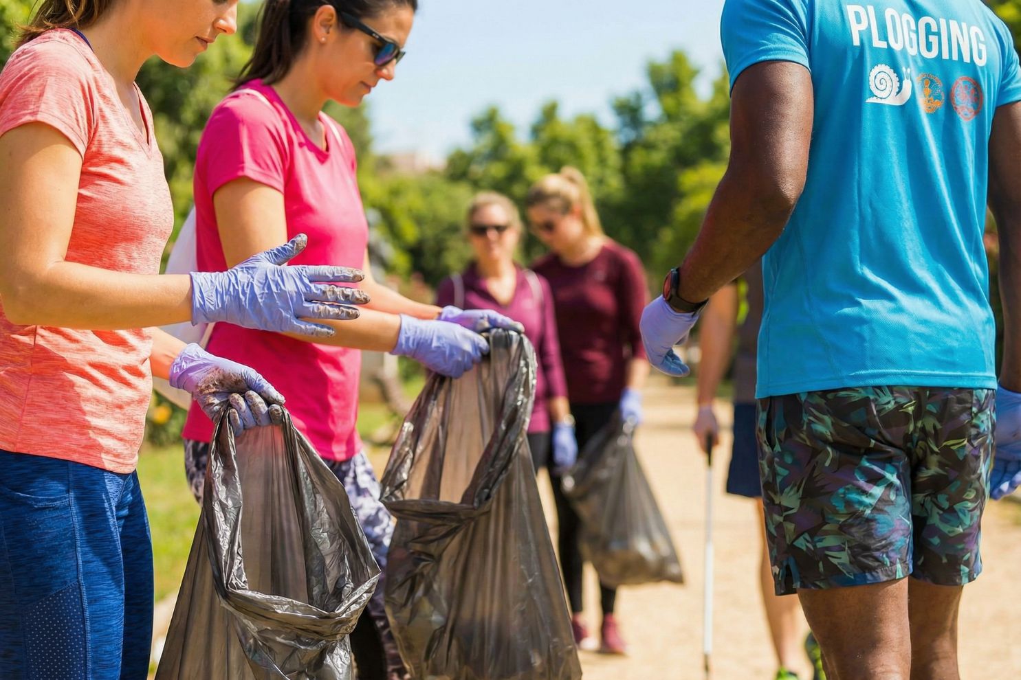 material básico para empezar a hacer plogging