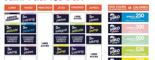 839 planning salle de sport saint paul les dax