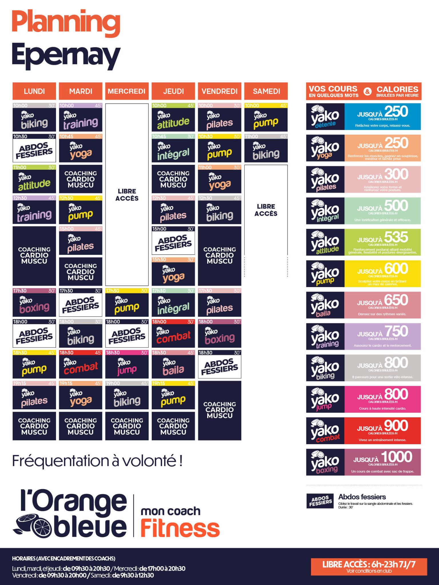 102 planning salle de sport epernay