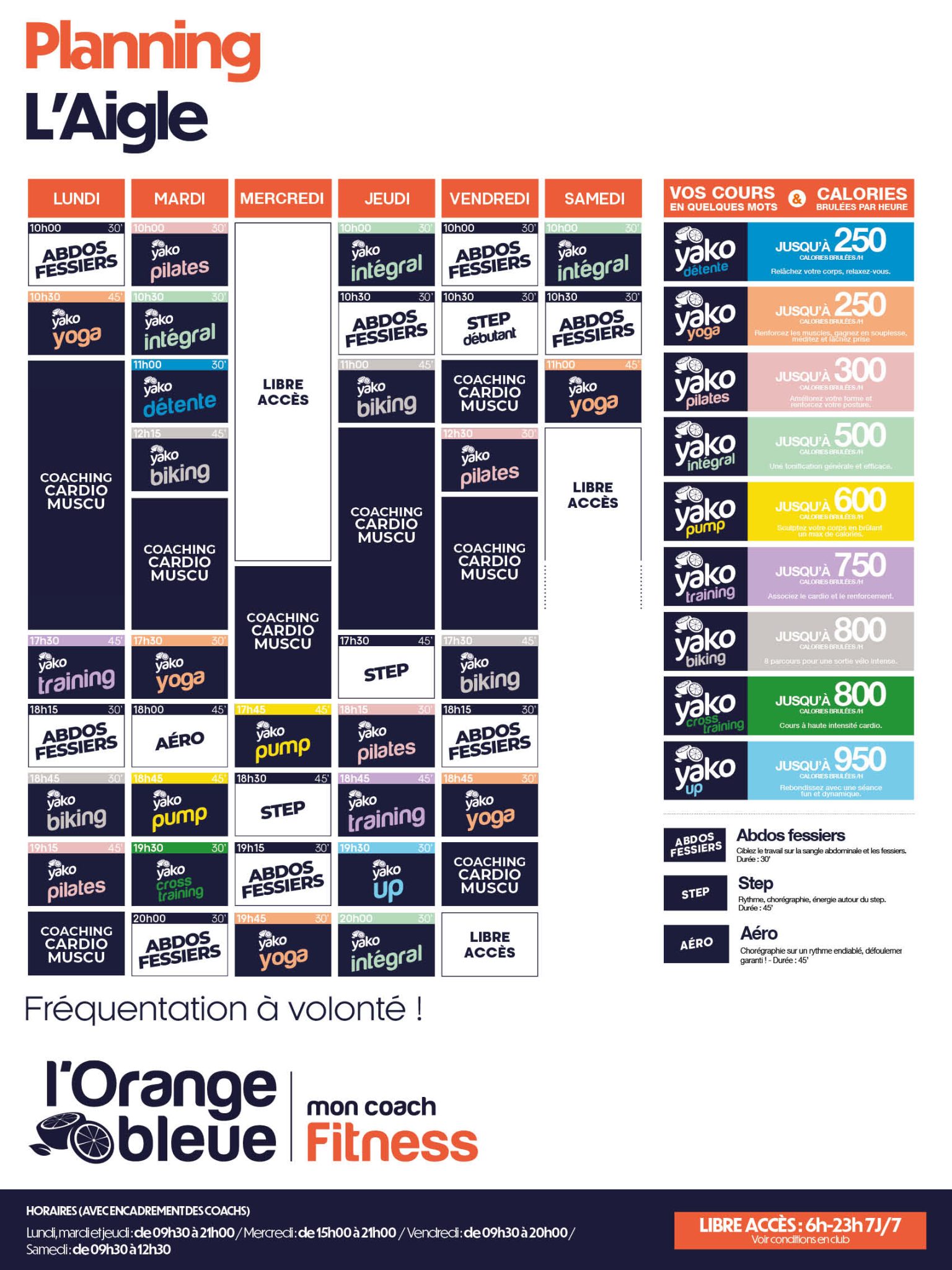 160 planning salle de sport l aigle