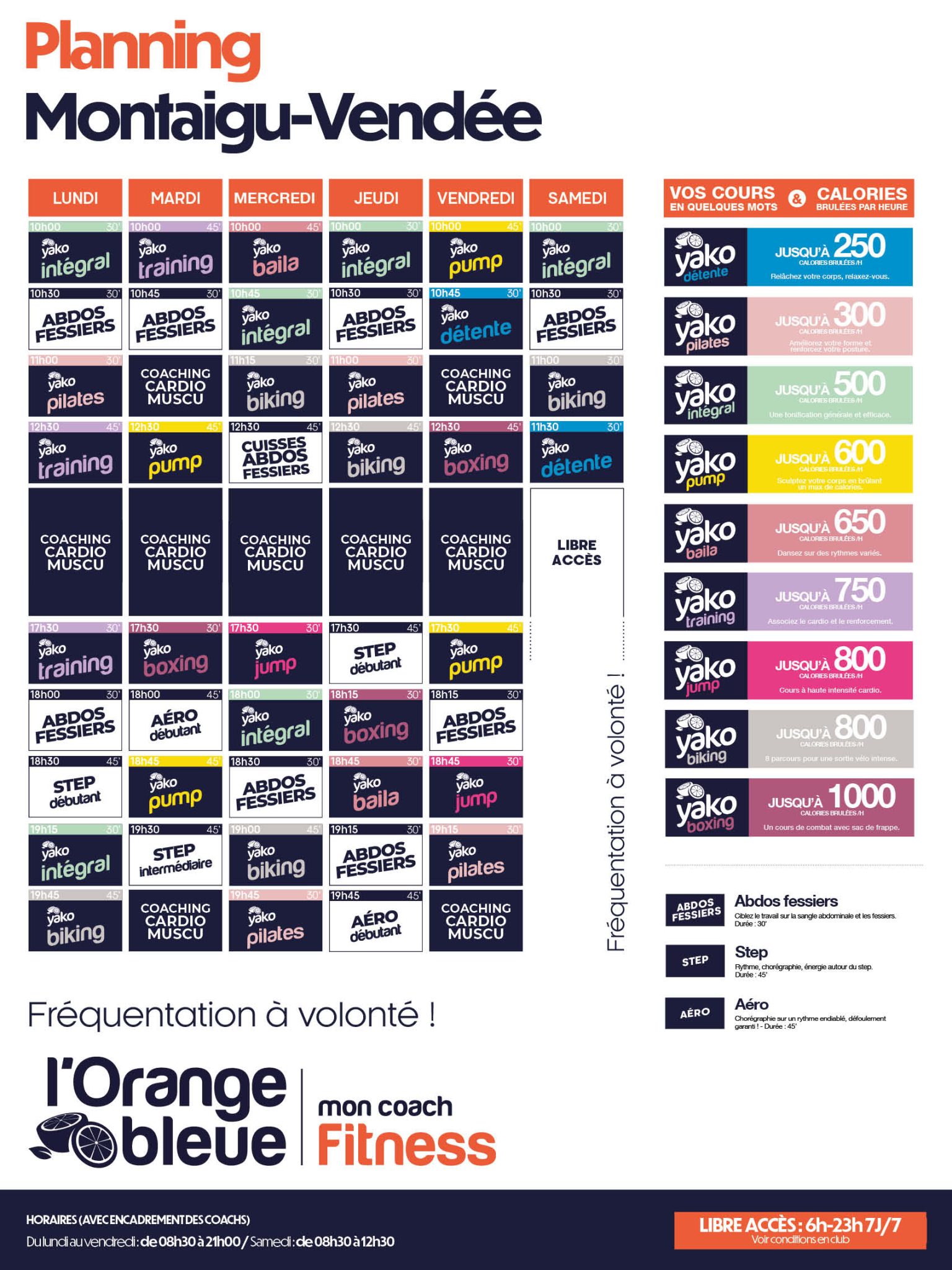 179 planning salle de sport montaigu vendee