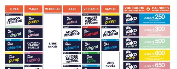 193 planning salle de sport niort