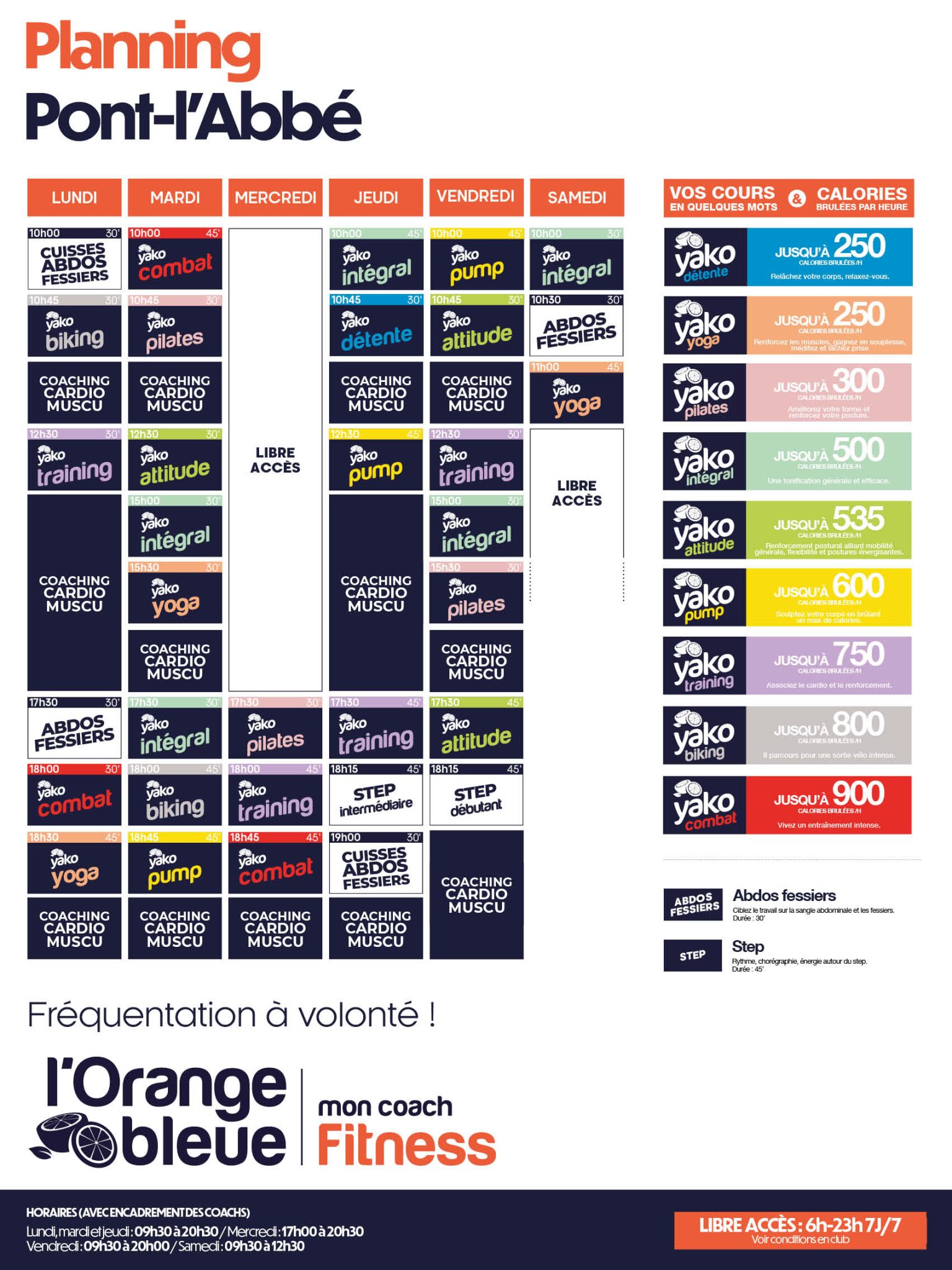 208 planning salle de sport pont l abbe