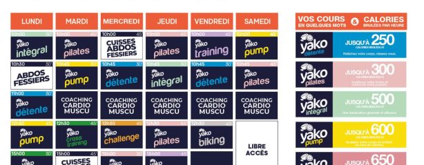 222 planning salle de sport rennes colombier
