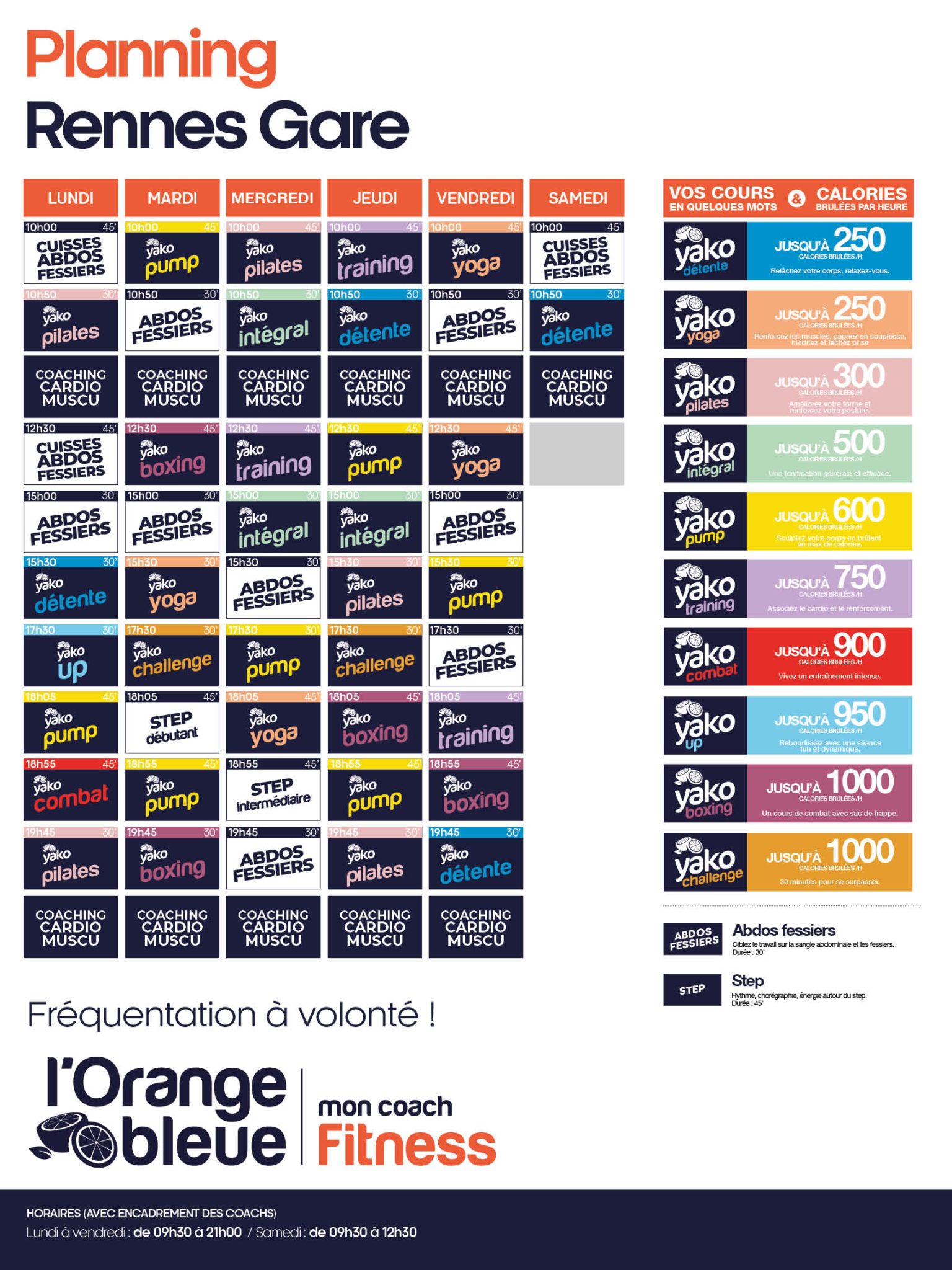 223 planning salle de sport rennes gare