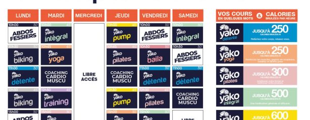 224 planning salle de sport rennes saint jacques de la lande