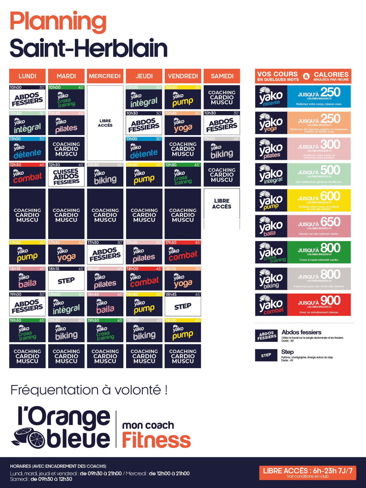 241 planning salle de sport saint herblain