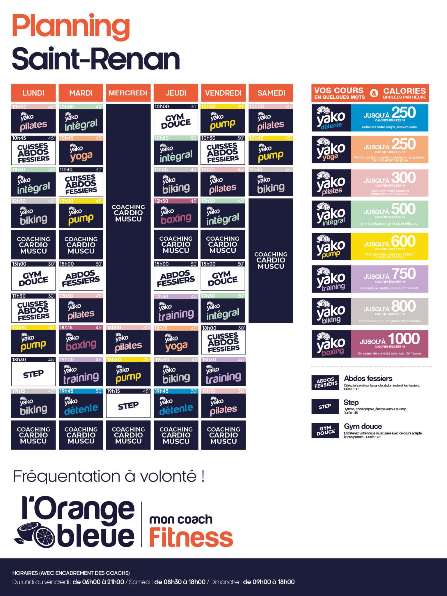 256 planning salle de sport saint renan