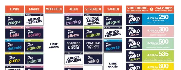 304 planning salle de sport vitre