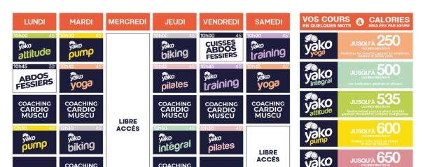 327 planning salle de sport dole