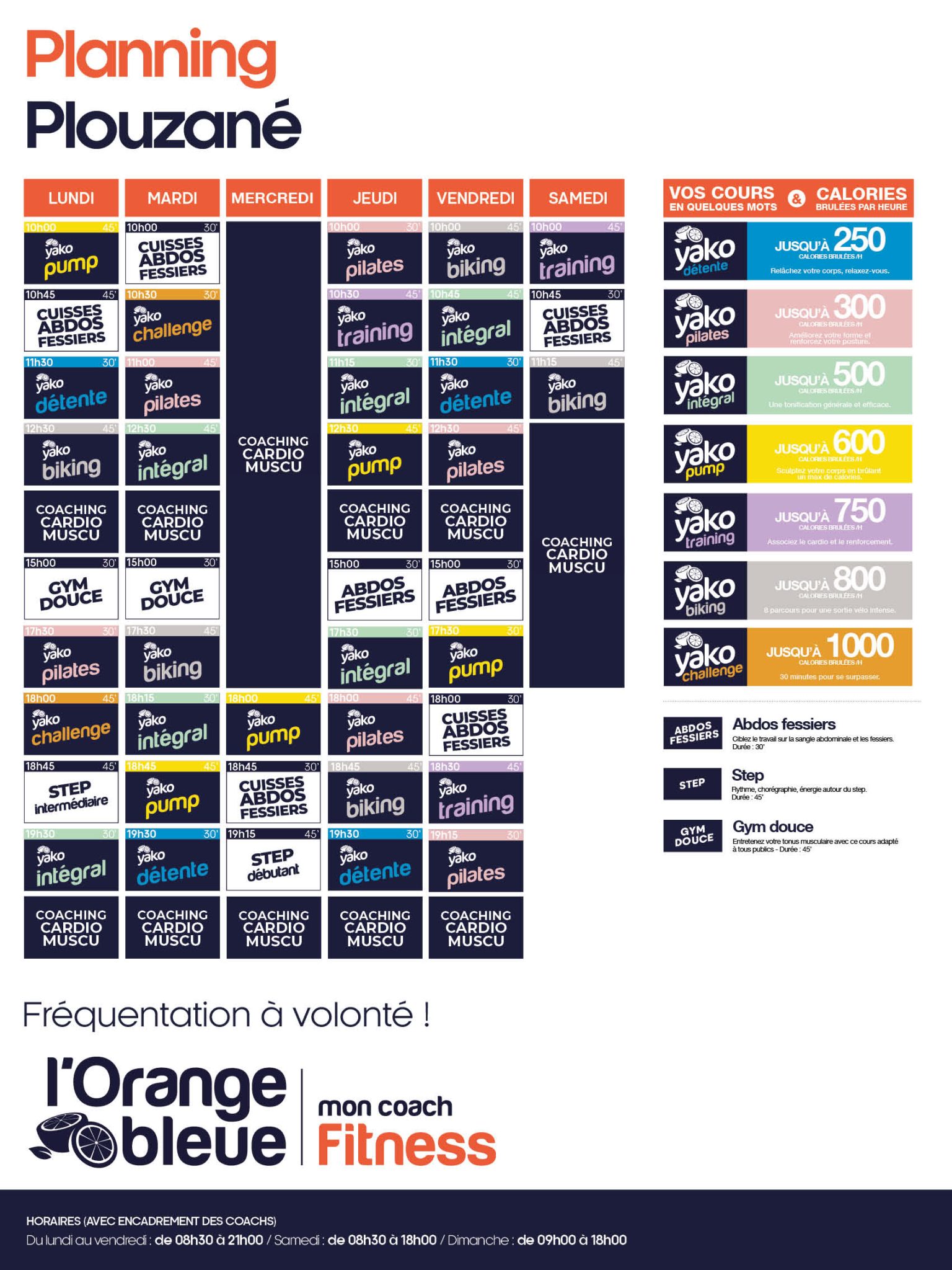 472 planning salle de sport plouzane