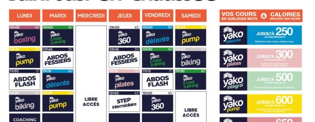 484 planning salle de sport saint just en chaussee