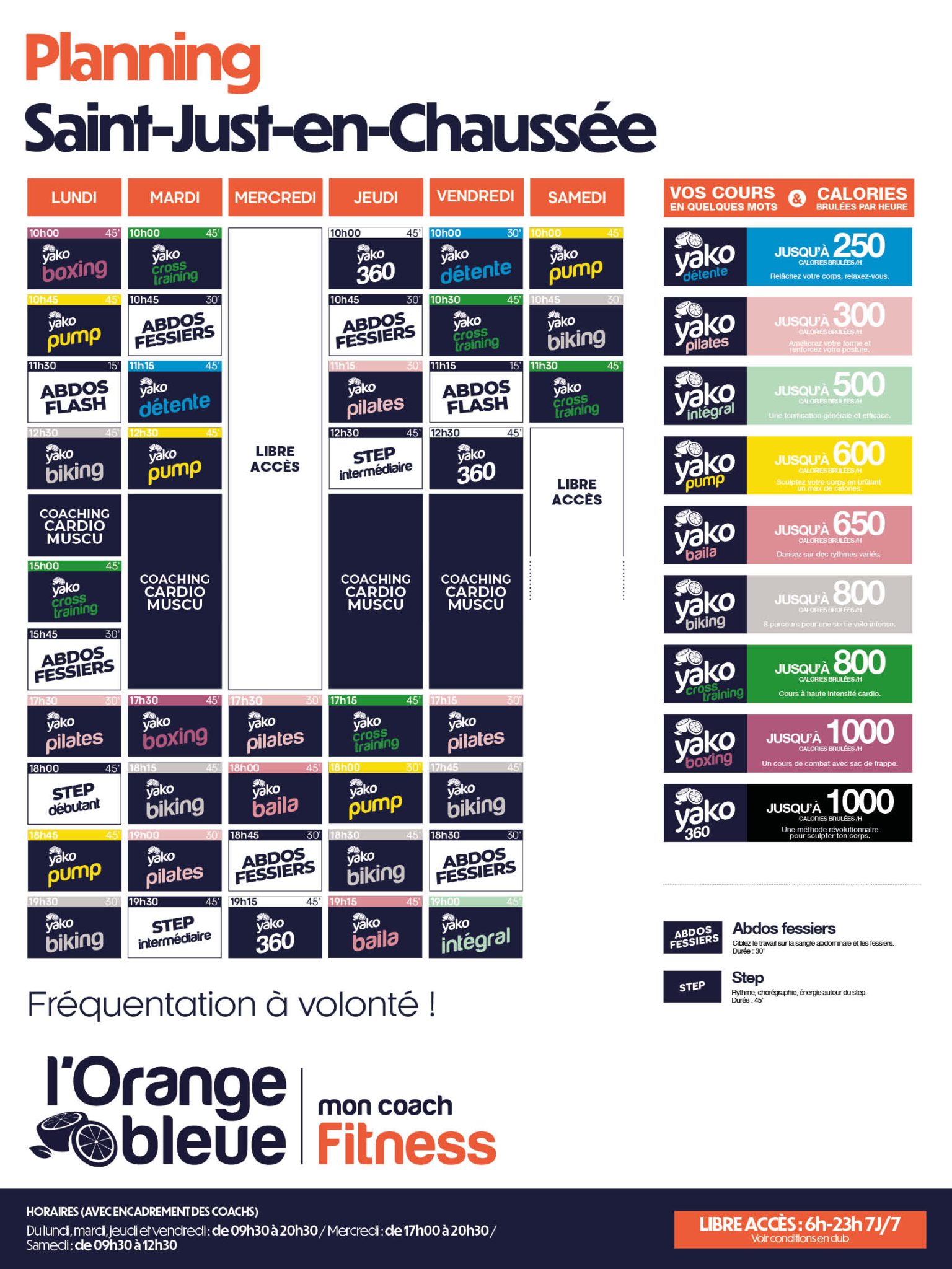 484 planning salle de sport saint just en chaussee